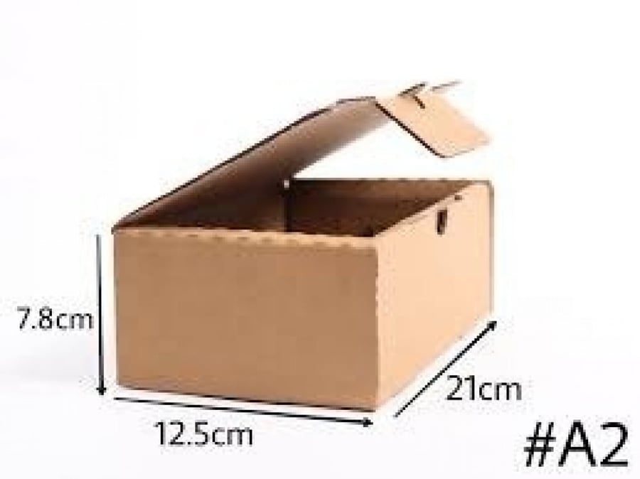 Brown carton A2 size 12.5×21×7.5