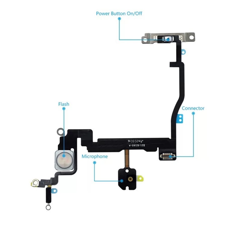 Power button and flash cable for iPhone 13 Pro Max