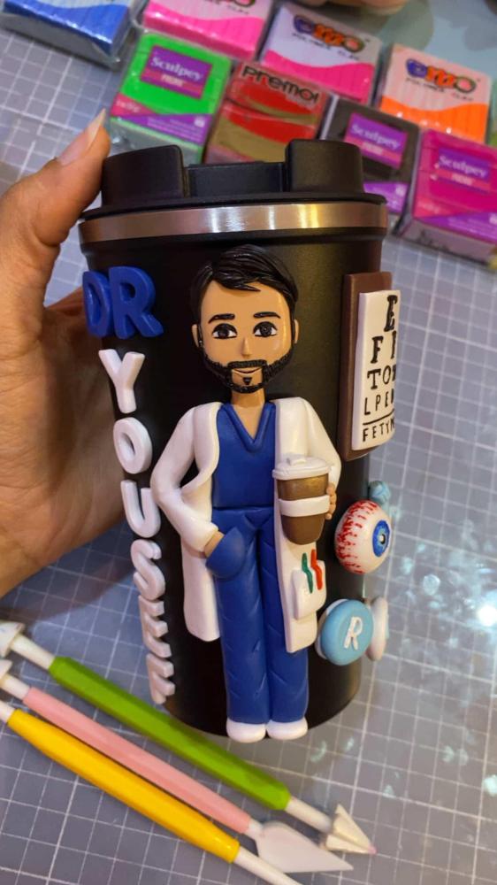 دكتور عيون كوب حافظ للحرارة