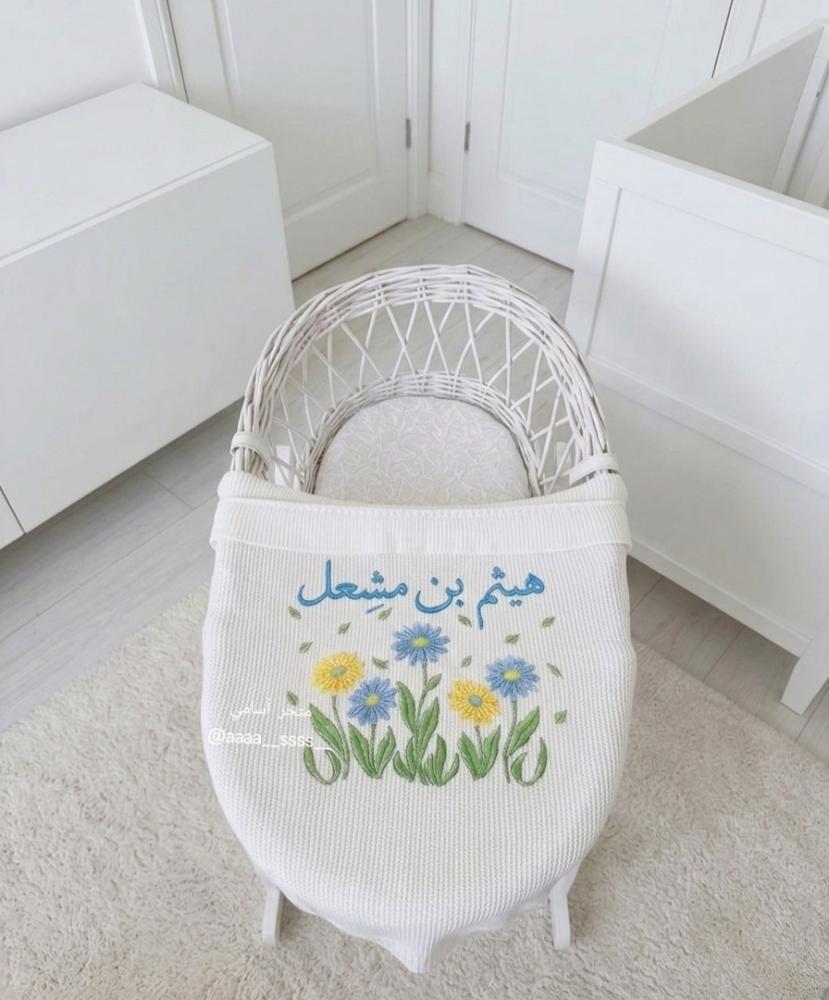 بطانيات مواليد مطرزه بأشكال حديثه وراقيه