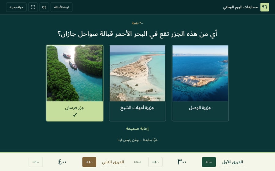 مسابقة اليوم الوطني 96..