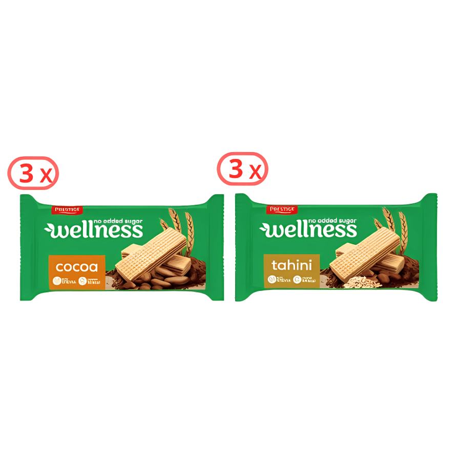 Waffer and Winess with tahini + cocoa without added sugar 135 grams (6 pieces)