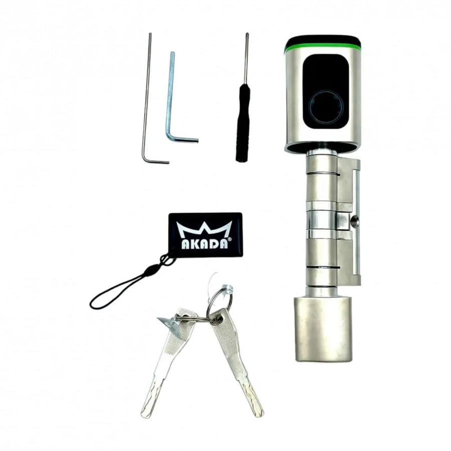 Smart door cylinder lock