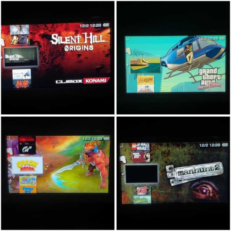 بي اس بي PSP-3000  رصاصي