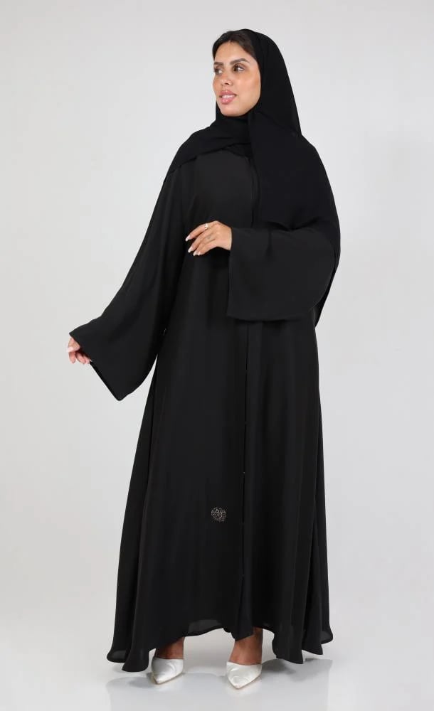 عباية توقيع يدوي كرستال مشاعل