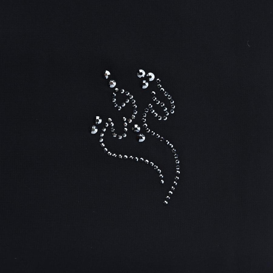 طرحة أمواج شعار شرقية سوارفسكي نور