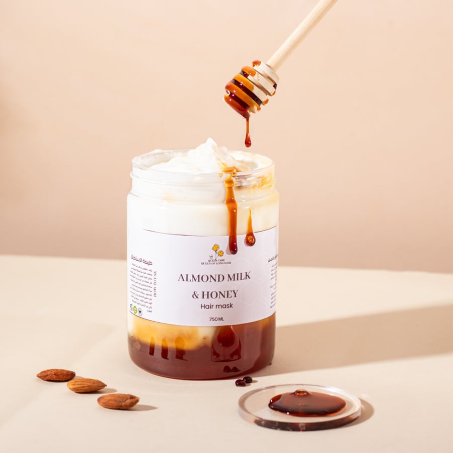 Almond milk and honey mask