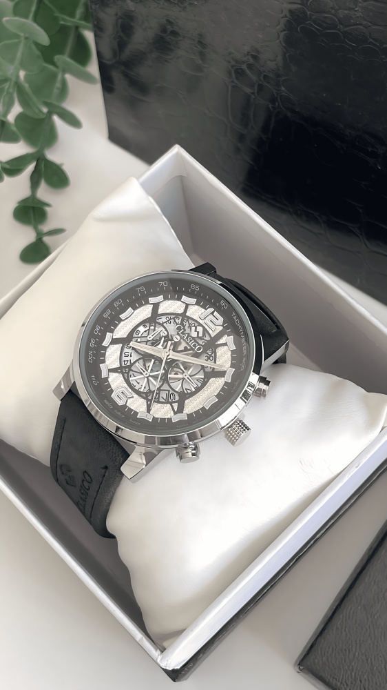 Men's watch, gray color