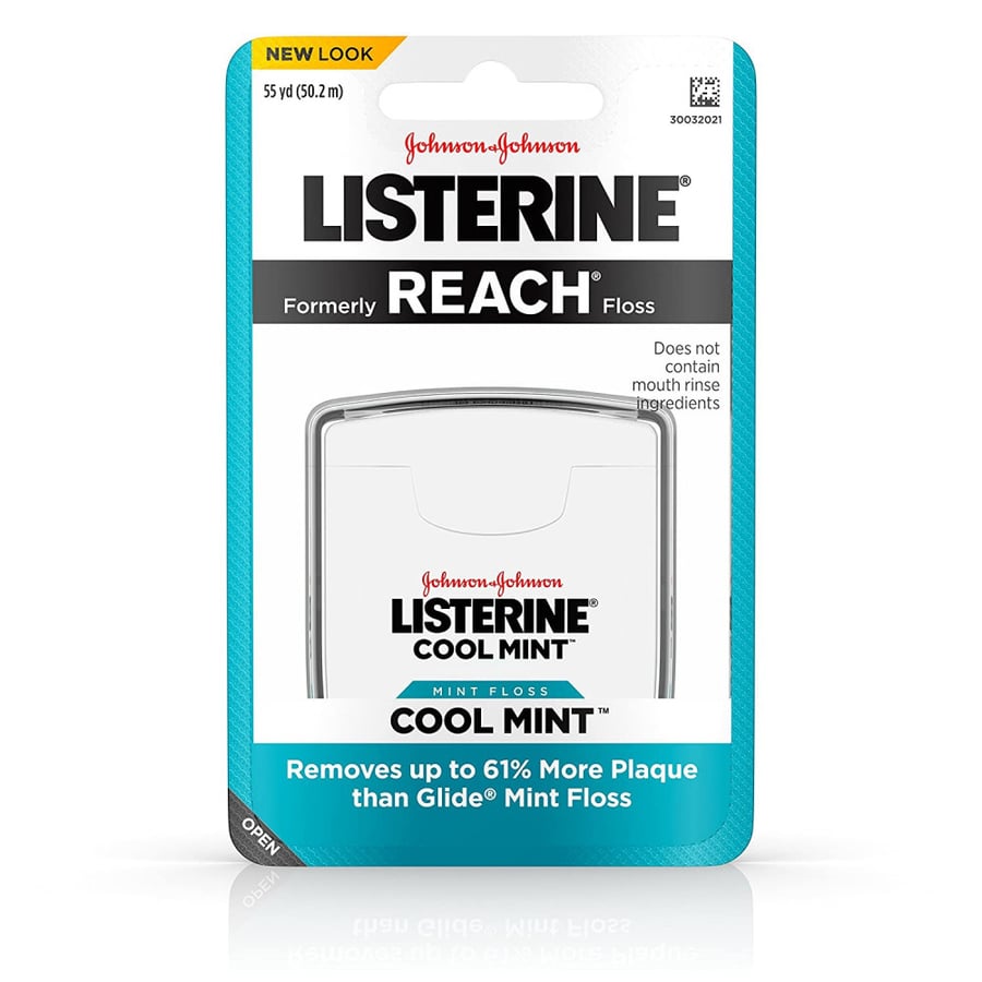 خيط الاسنان ليسترين , بطعم النعناع المنعش , COOL MINT®