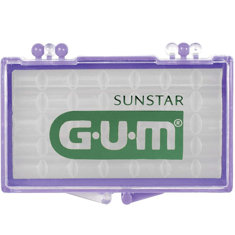 شمع تقويم الاسنان , Gum , بنكهة النعناع , فيتامين اي و اوراق الصبار