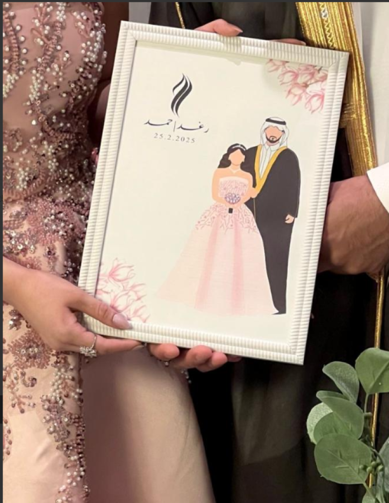 ايطار صور عرسان  مع الاسماء