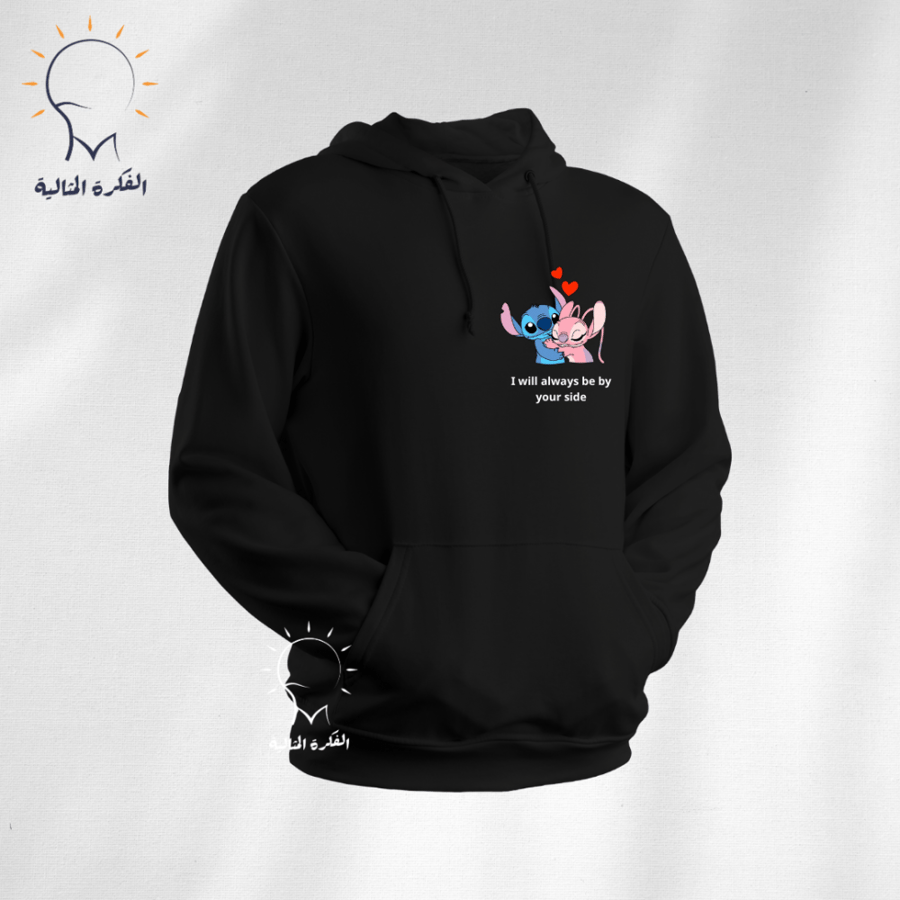 بلوفر مع صورة جانبيه وعباره
