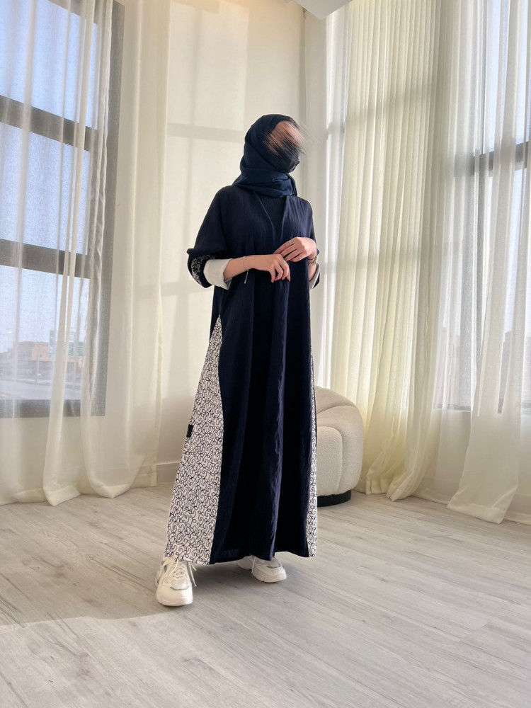 عبايه  كحلي صيفي كلوش