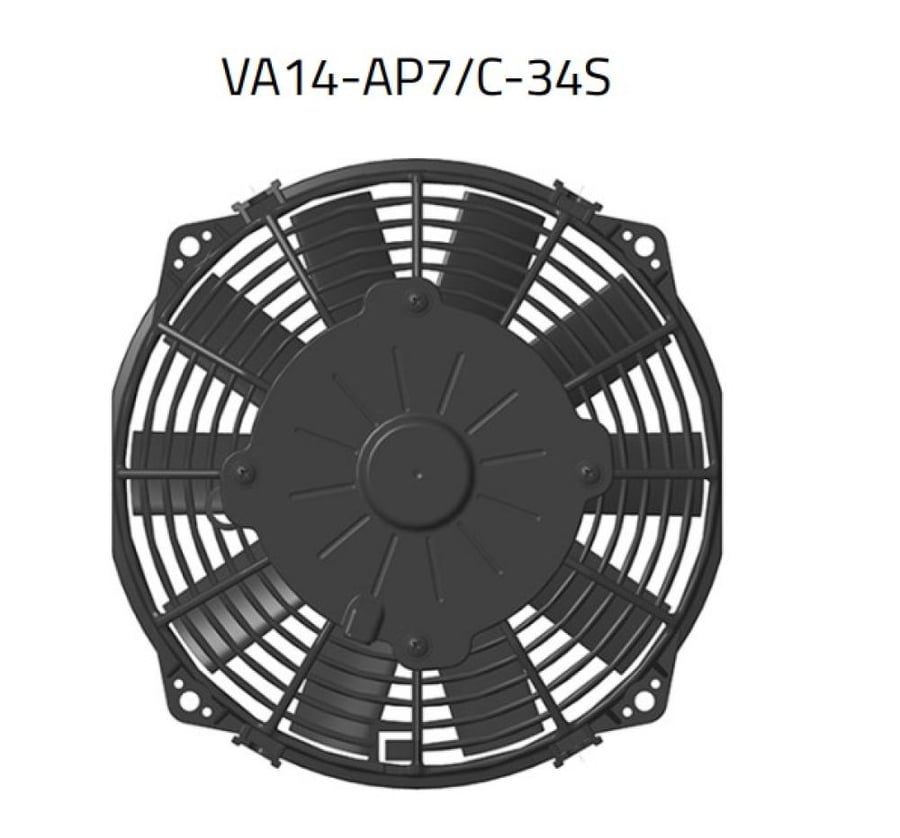 مروحة سبال الايطالية مقاس 7.5 انش دفع  7.5'' VA14-AP7/C-34S 348CFM