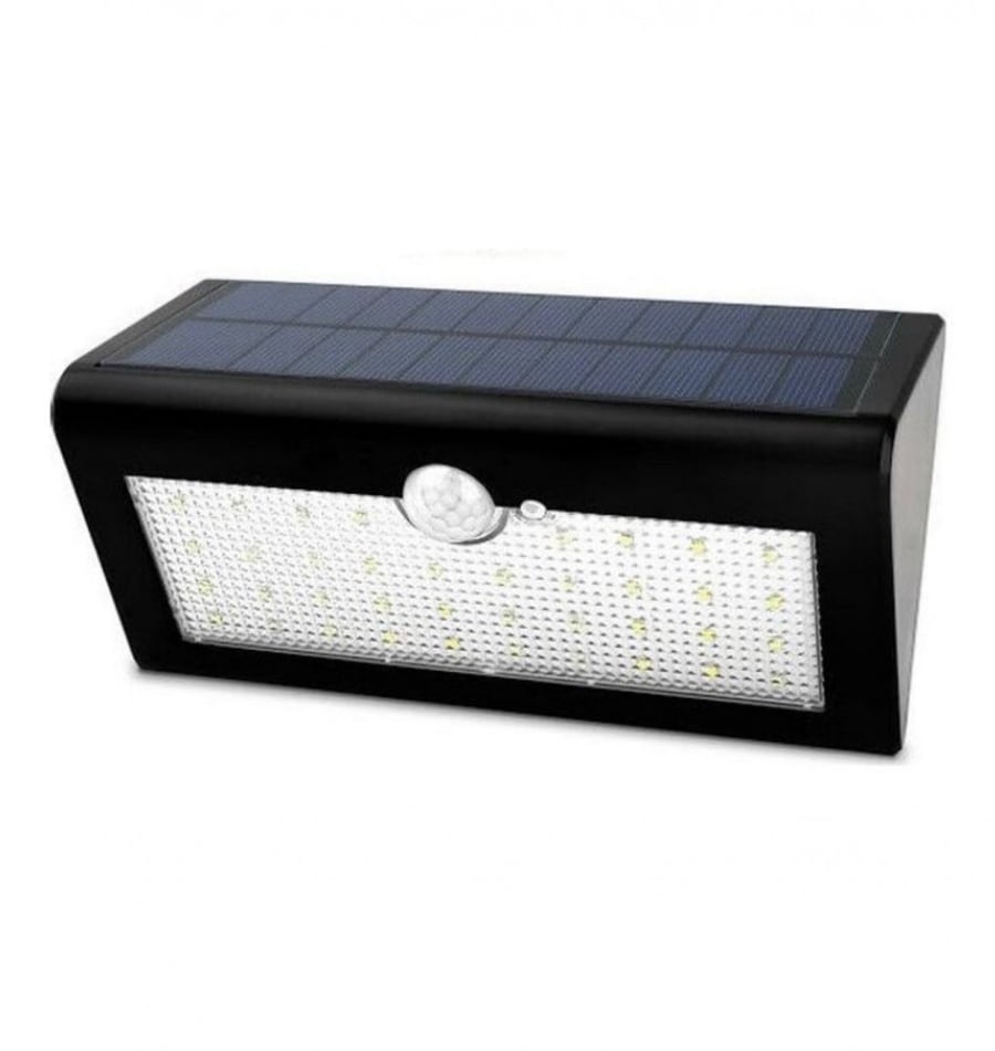 مصباح حائط بعدد 38 شمعة LED يعمل بالطاقة الشمسية ومزود بستشعار حركة