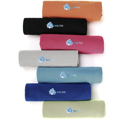 المنشفة الباردة من ربل بلس - cold towel - رصاصي