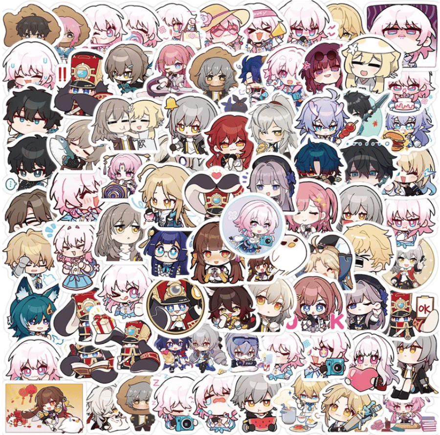 ملصقات Honkai star rail