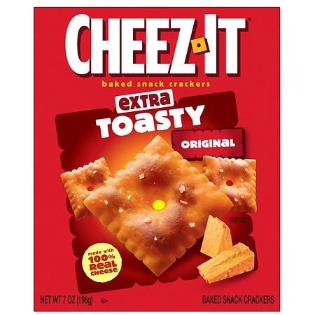 Cheez-It مقرمشات الوجبات الخفيفة المحمصة للغاية من تشيز ات سعة 3 اونصة، صندوق من 6 قطع