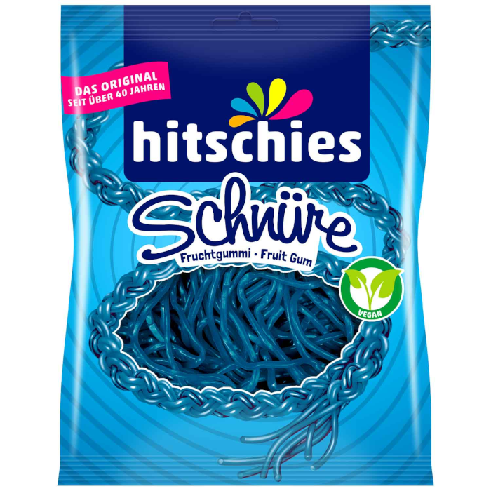 hitschies مزيج هيتشيز أوتار هيتشيز، علكة فواكه زرقاء 125g