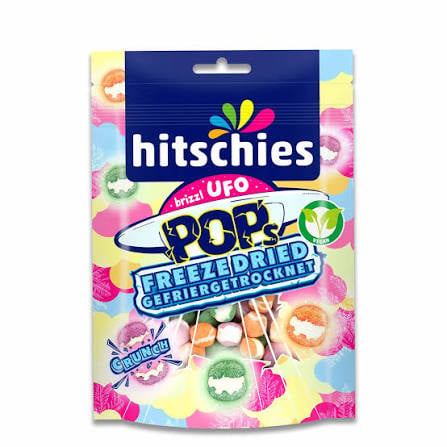 Hitschies freeze-dried UFO pops 50 grams