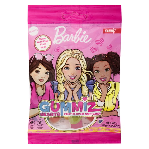 Candy Sai Barbie Hearts Gomez 70 grams size
