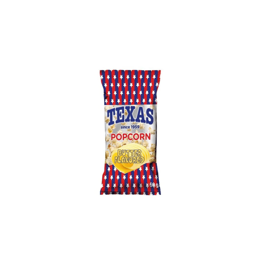 Texas butter flavored popcorn 60 grams