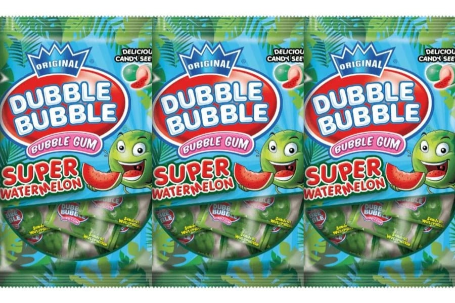 3 bags of Double Babyl Super with watermelon flavor 85 grams, quantity 3