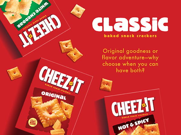 Cheez-It White Cheddar Crackers-326G -رقائق تشيز-إت بالجبنة الشيدر البيضاء - 326 غرام
