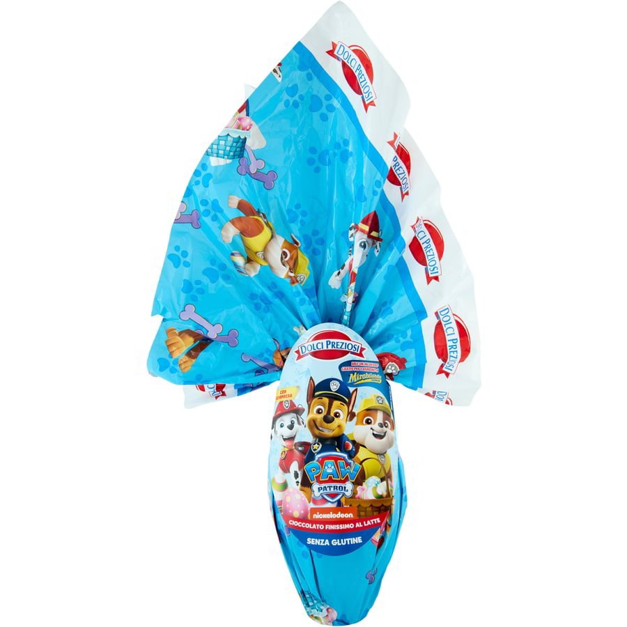 Easter egg with chocolate from Bau Patrol with small surprise inside - 55 grams of chocolate