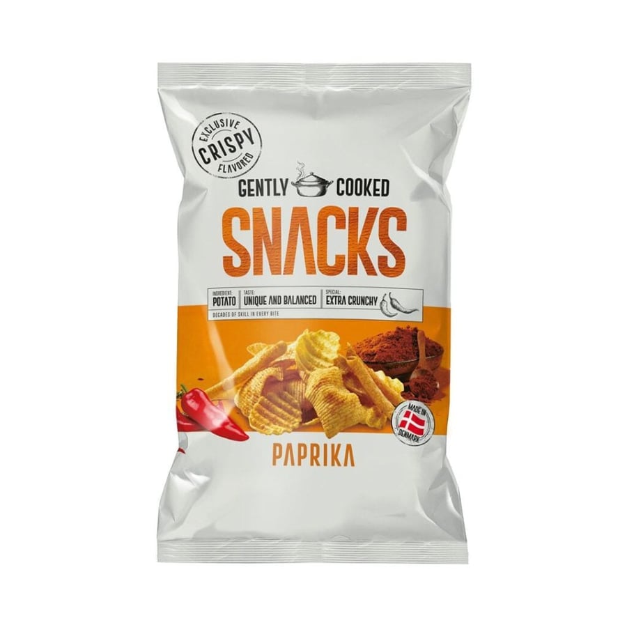 Gently Cooked Snacks Paprika 125g وجبات خفيفة مطهوة برفق بنكهة البابريكا 80 غرام