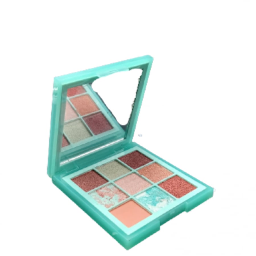 Hudamuji Pastels Lilac Rose Eyeshadow, 9 colors