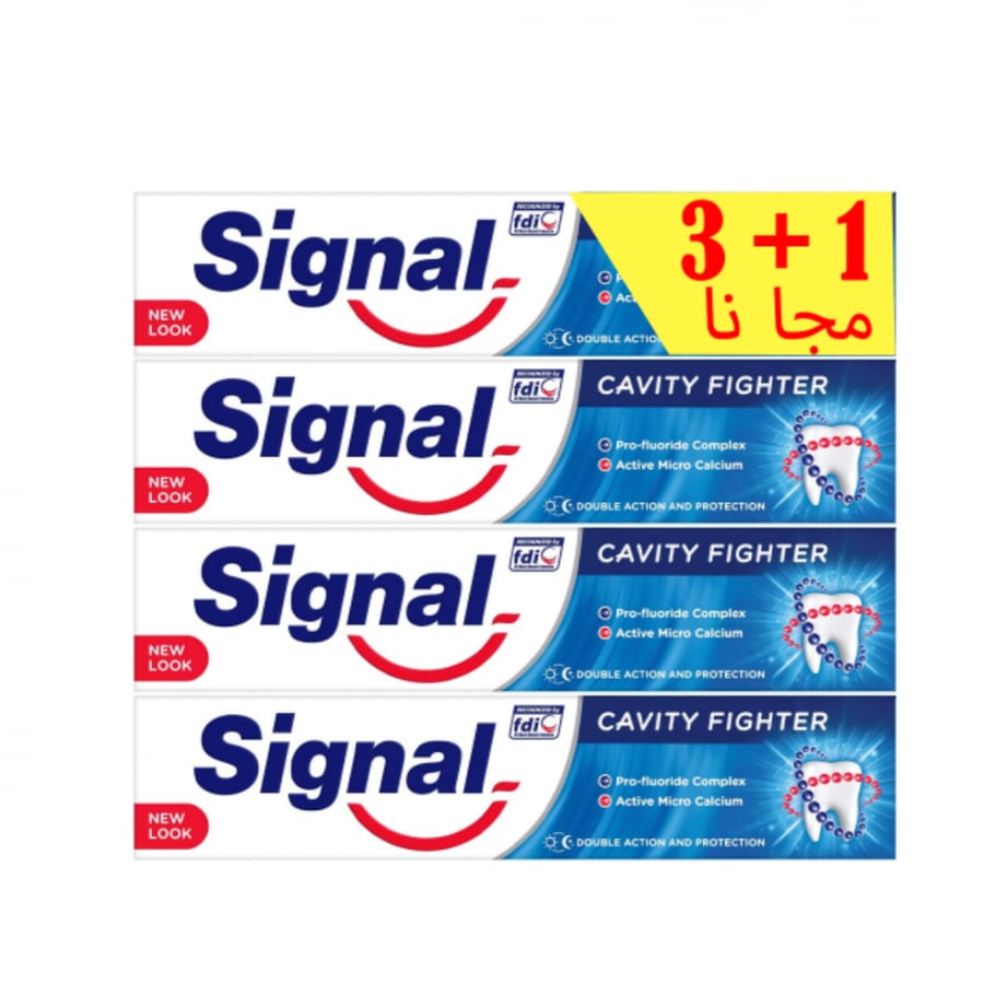 معجون اسنان سيجنال 3+1