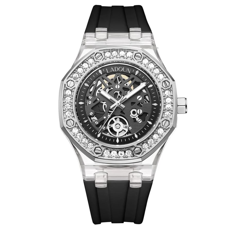 Women's Rubber Strap Watch from Ladoun – Exclusive Design