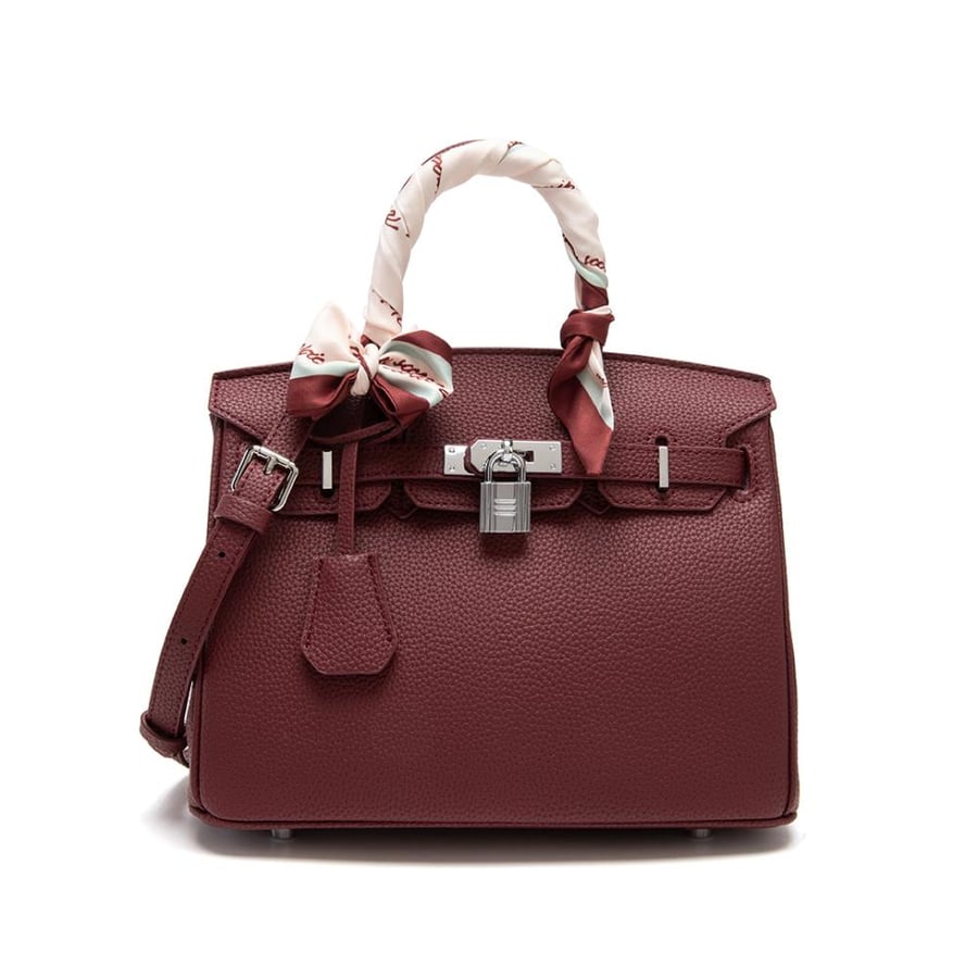 Women's Maroon Handbag from Ladoun