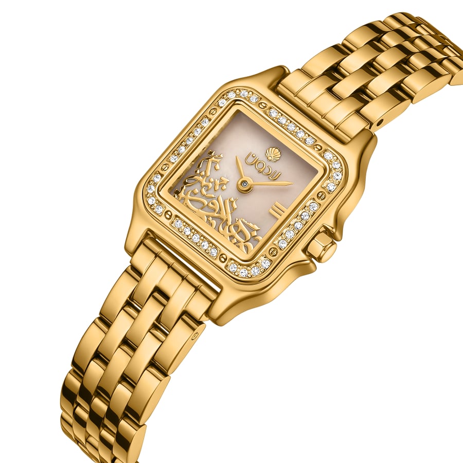 Women's Gold Stainless Steel Watch from Ladoun