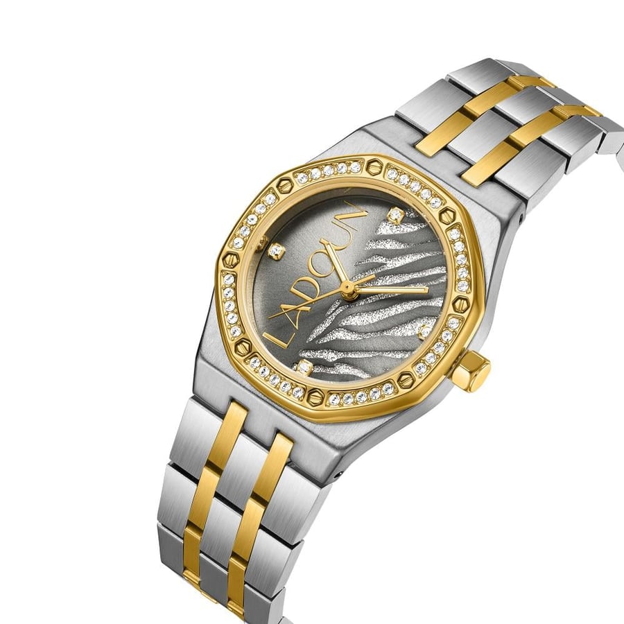 Women's Two-Tone Stainless Steel Watch from Ladoun – Silver & Gold