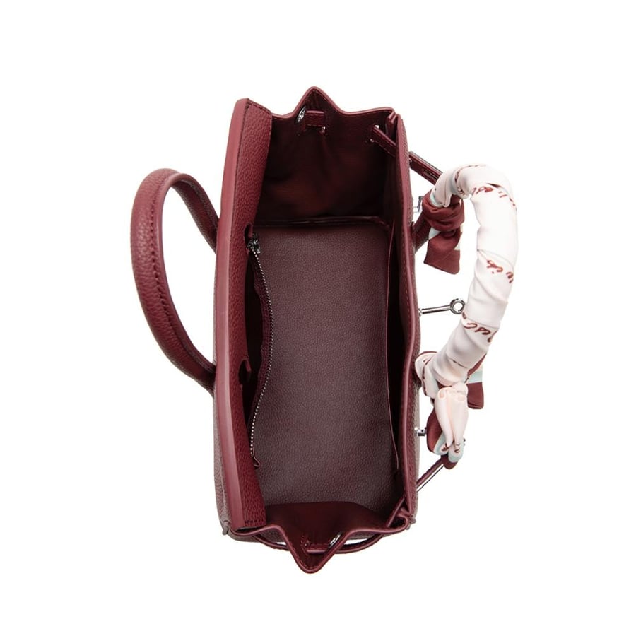 Women's Maroon Handbag from Ladoun