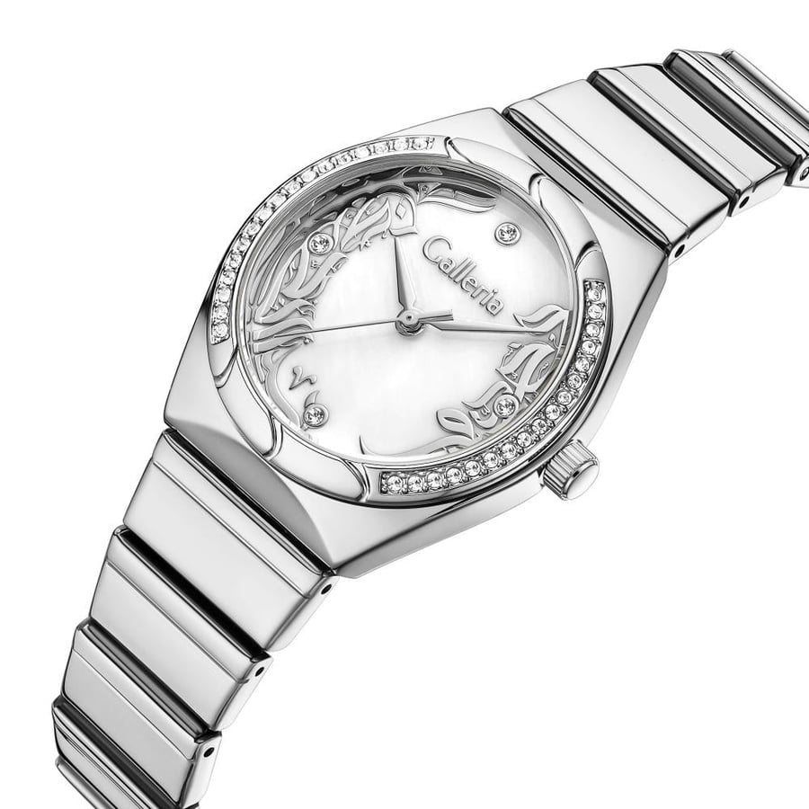 Women's Stainless Steel Watch from Ladoun – Silver