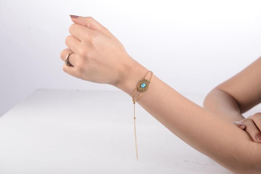 Women's Gold Bracelet from Ladoun