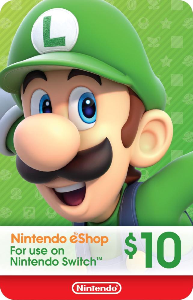 بطاقة نينتندو eShop بقيمة 10 دولار
