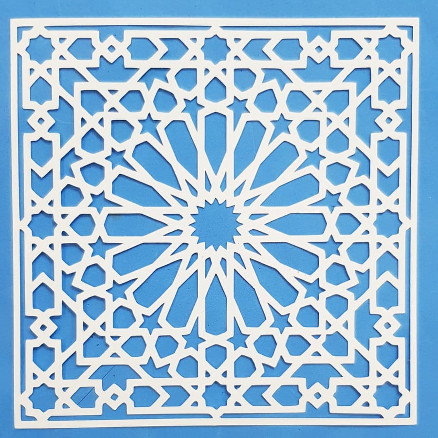 استينسل زخرفة هندسية (3) مقاس a3
