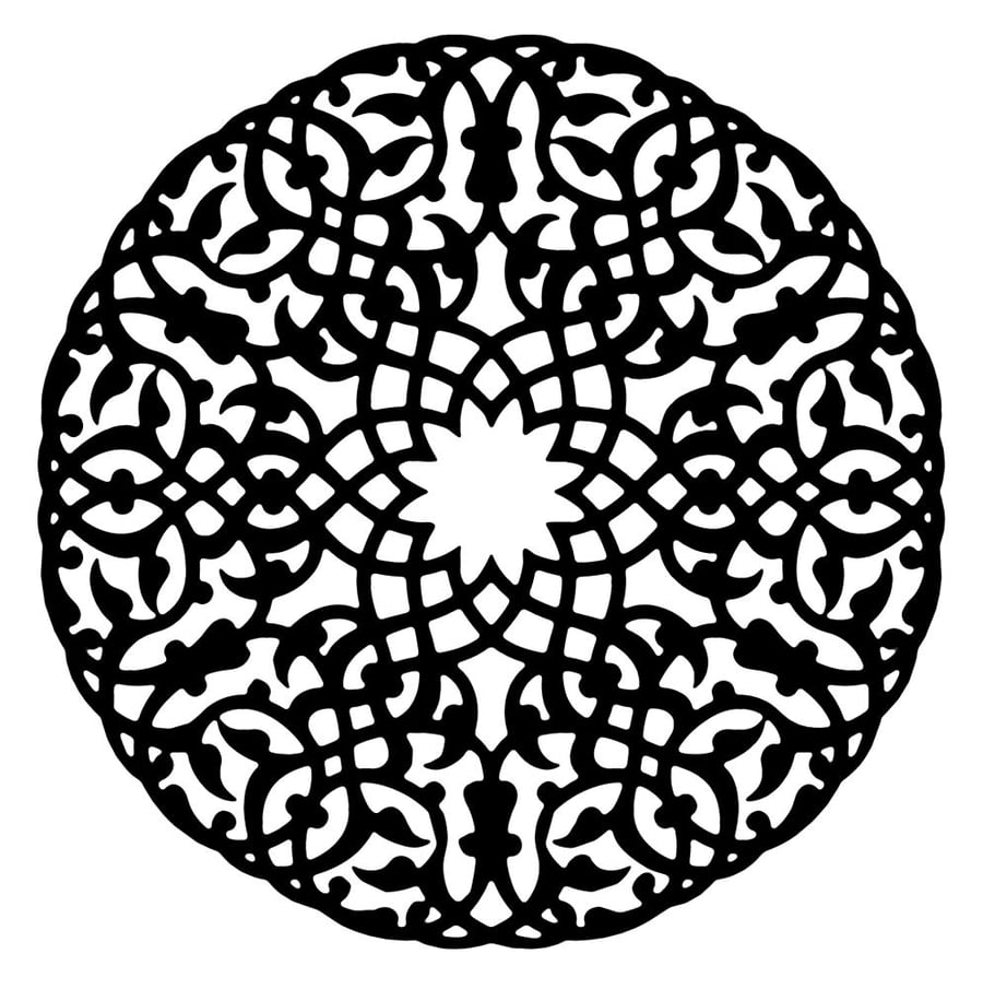 زخرفة نباتية ( دائرية متصلة )