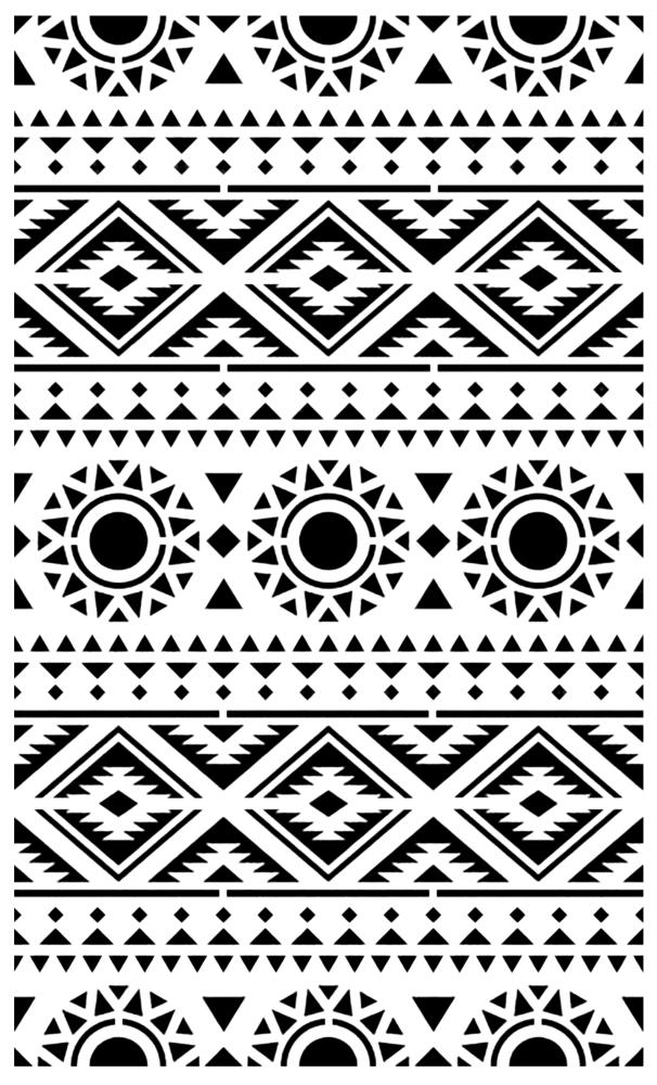 استنسل زخرفة شعبية ( 10 )