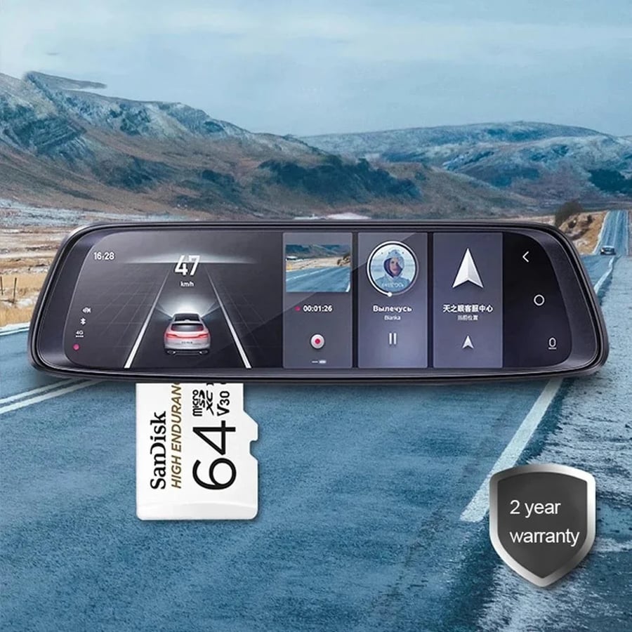 بطاقة ذاكرة High Endurance MicroSD ذات تحمل عالي لدقة 4K | لكاميرات الداش كام والدرون والمراقبة المنزلية