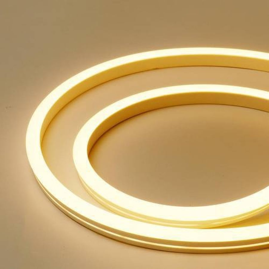 Hidden neon lighting for indoor and outdoor use 50 meters yellow color