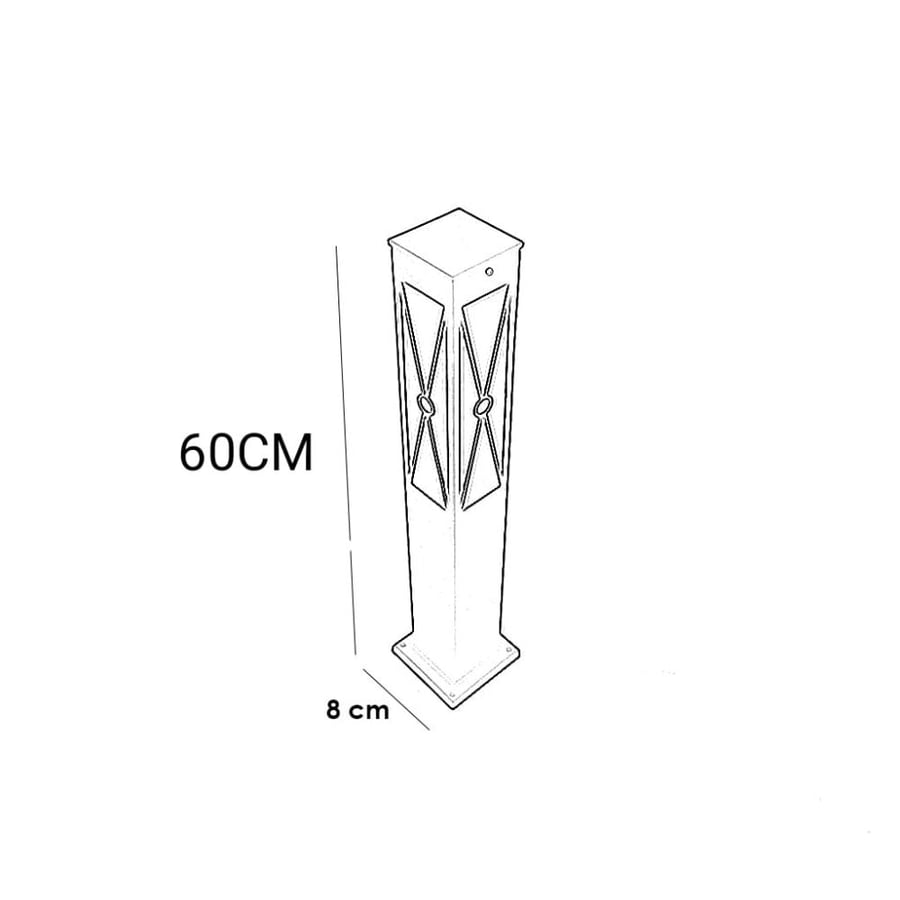 Garden pole lantern available in two sizes