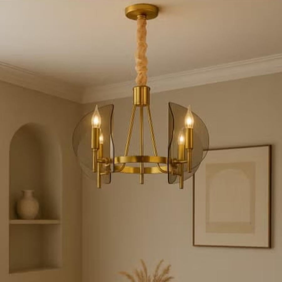 Modern ceiling chandeliers in two sizes