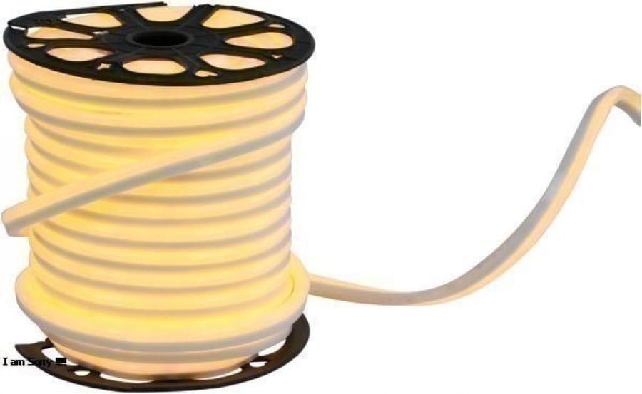 Hidden neon lighting for indoor and outdoor use 50 meters yellow color