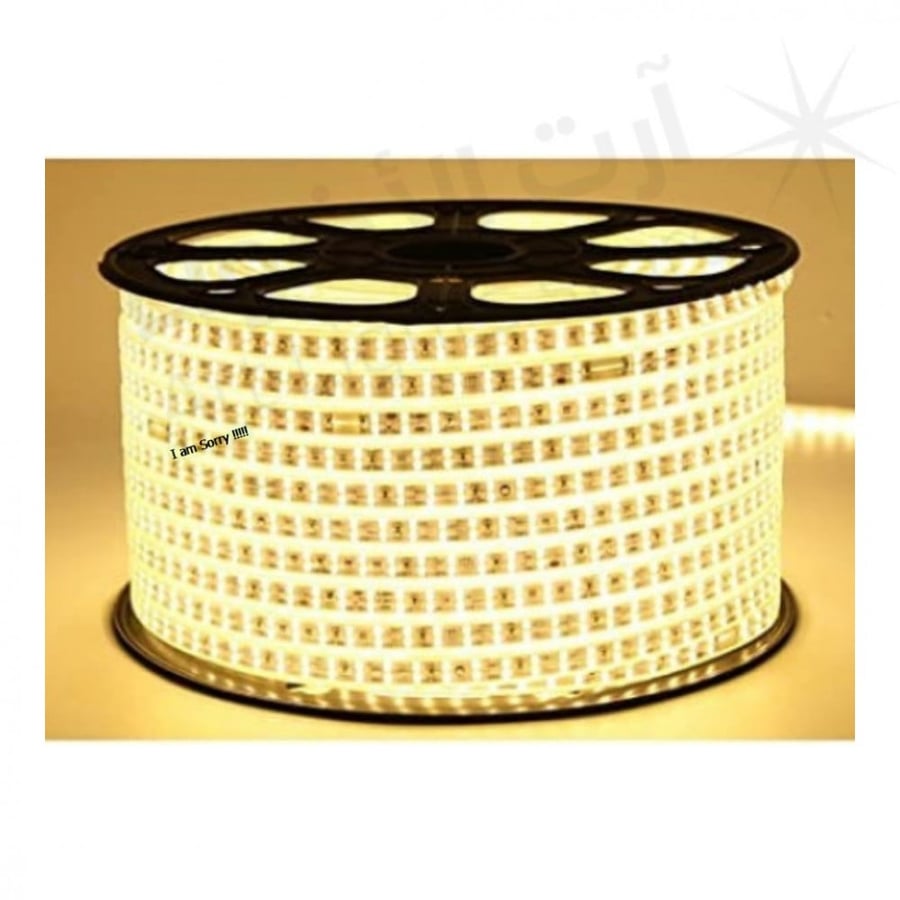 Malaysian manufacturing, 5-year warranty, hidden decorative strip, two lines, 50 meters, for bright illumination, available (yellow - white)