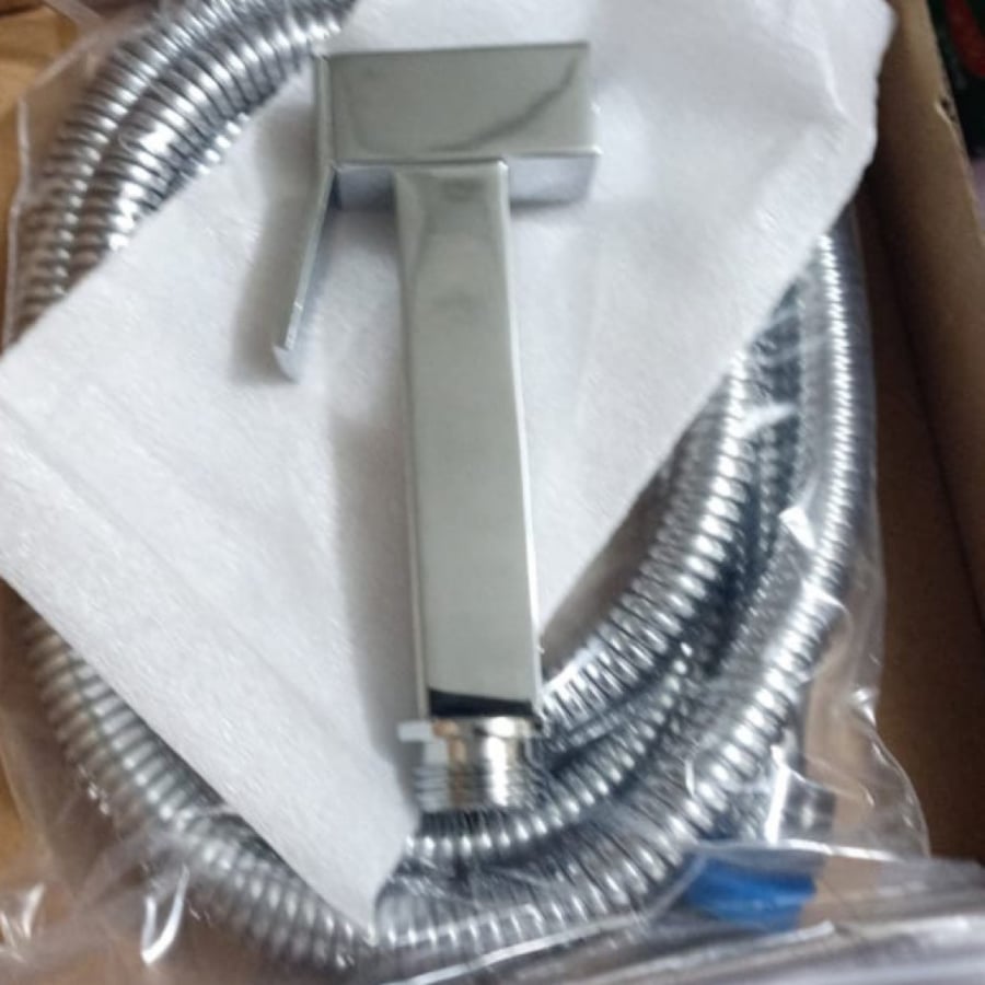 Head of sprayer with LED chrome